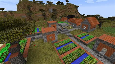 minecraft seed village